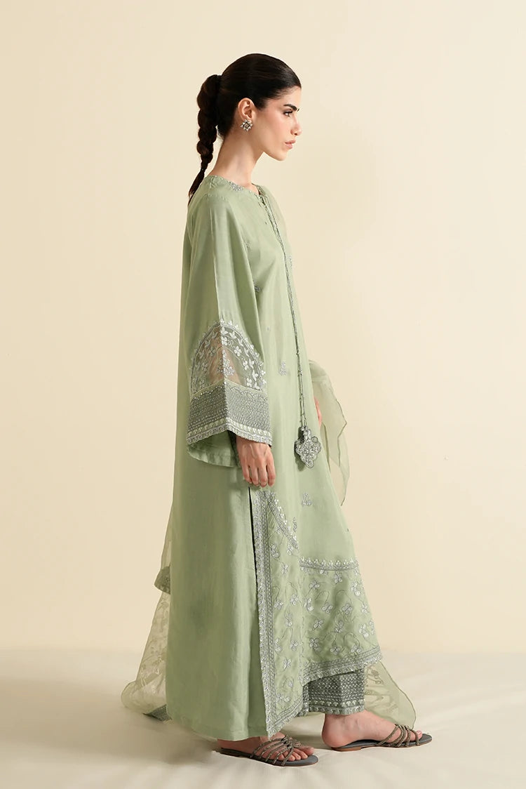 Picture of Cross Stitch - Ready to Wear - Silver Sage - 3 Piece - Available at Raja Sahib
