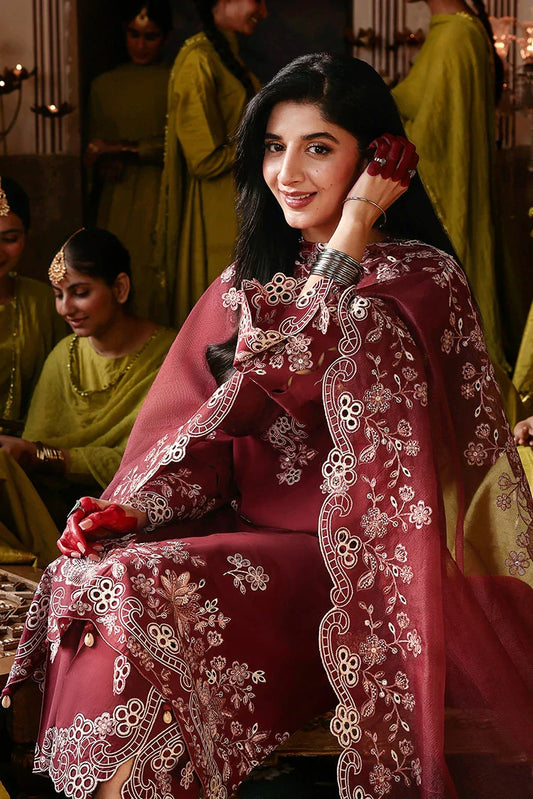 Picture of Cross Stitch - Unstitched Premium Eid Lawn - Crimson Drape - Available at Raja Sahib
