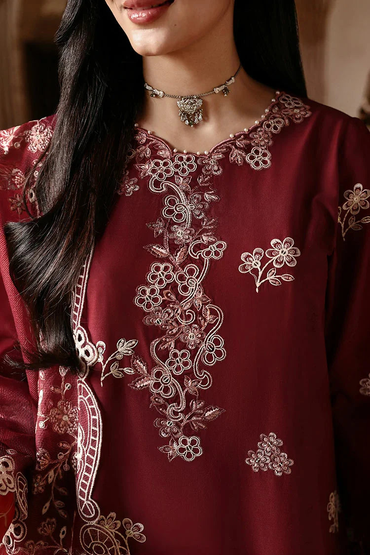 Picture of Cross Stitch - Unstitched Premium Eid Lawn - Crimson Drape - Available at Raja Sahib