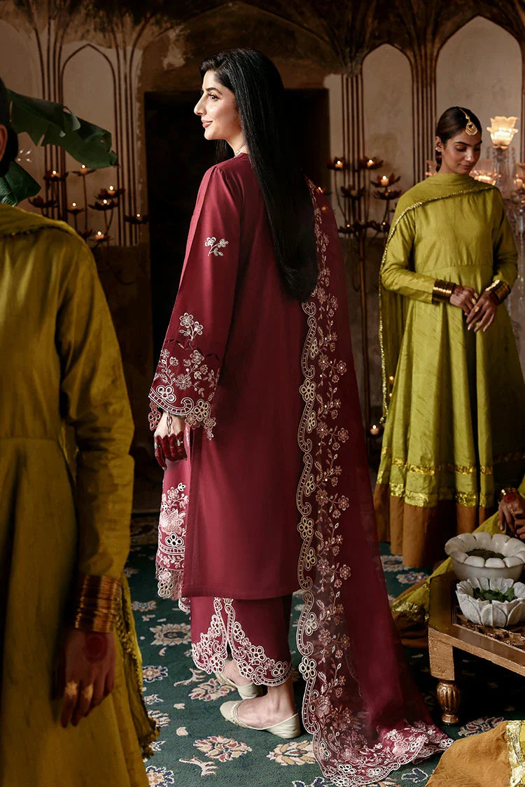 Picture of Cross Stitch - Unstitched Premium Eid Lawn - Crimson Drape - Available at Raja Sahib