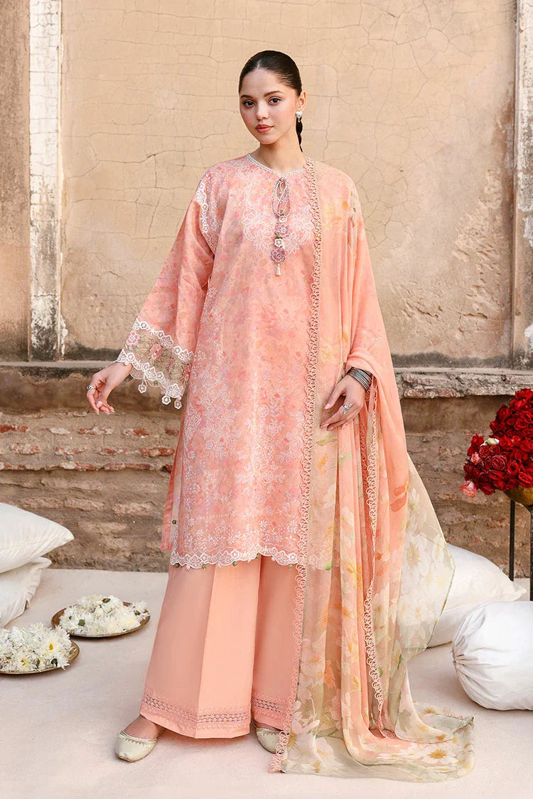 Picture of Cross Stitch - Unstitched Premium Eid Lawn - Muted Blush - Available at Raja Sahib