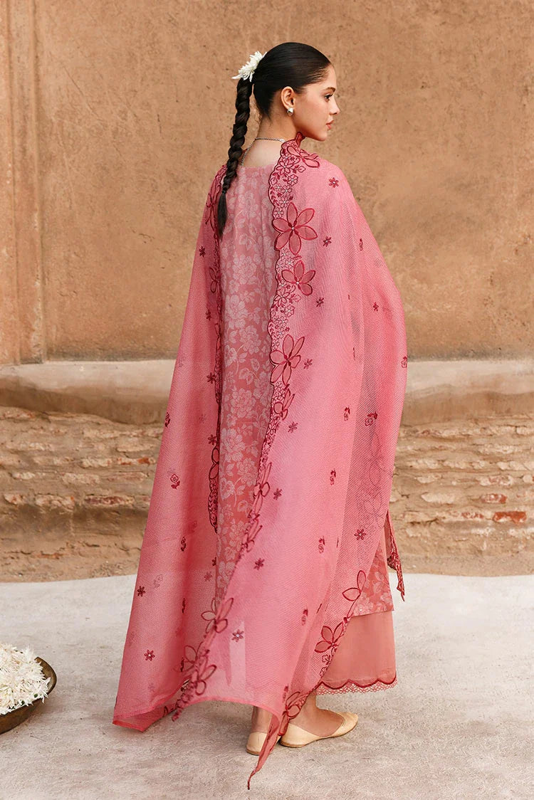 Picture of Cross Stitch - Unstitched Premium Eid Lawn - Peach Atelier - Available at Raja Sahib