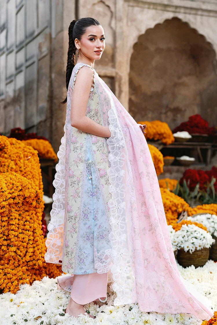 Picture of Cross Stitch - Unstitched Premium Eid Lawn - Rose Veil - Available at Raja Sahib