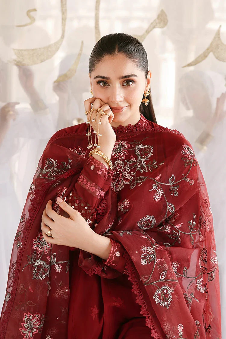 Picture of Cross Stitch - Unstitched Premium Eid Lawn - Rouge Flare - Available at Raja Sahib