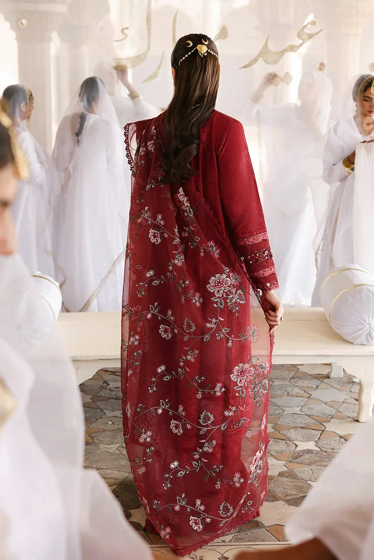 Picture of Cross Stitch - Unstitched Premium Eid Lawn - Rouge Flare - Available at Raja Sahib