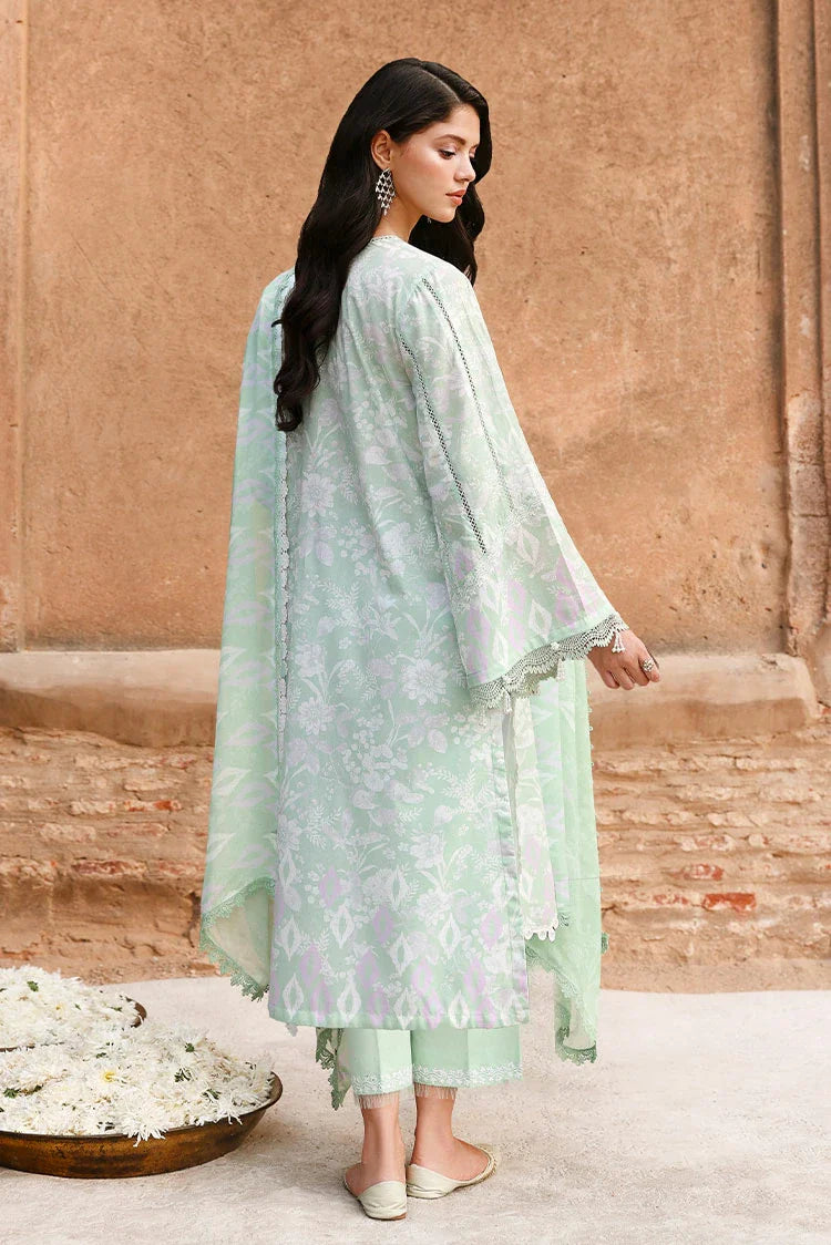 Picture of Cross Stitch - Unstitched Premium Eid Lawn - Sage Green - Available at Raja Sahib
