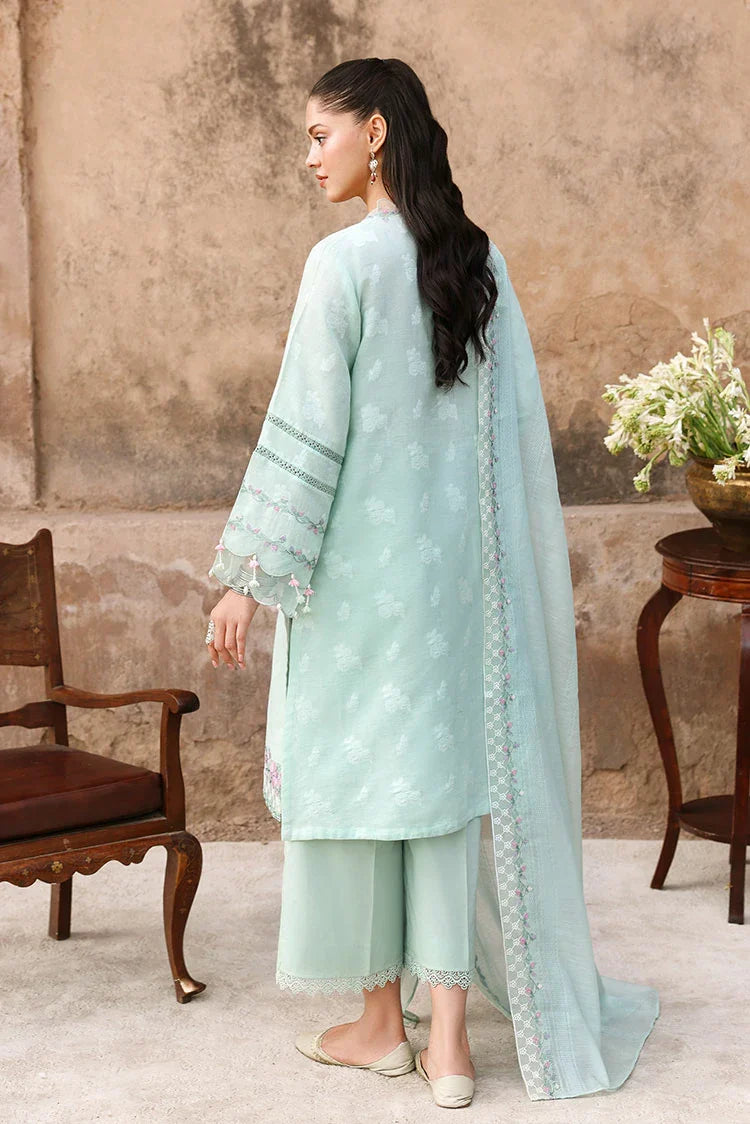 Picture of Cross Stitch - Unstitched Premium Eid Lawn - Misty Mint - Available at Raja Sahib