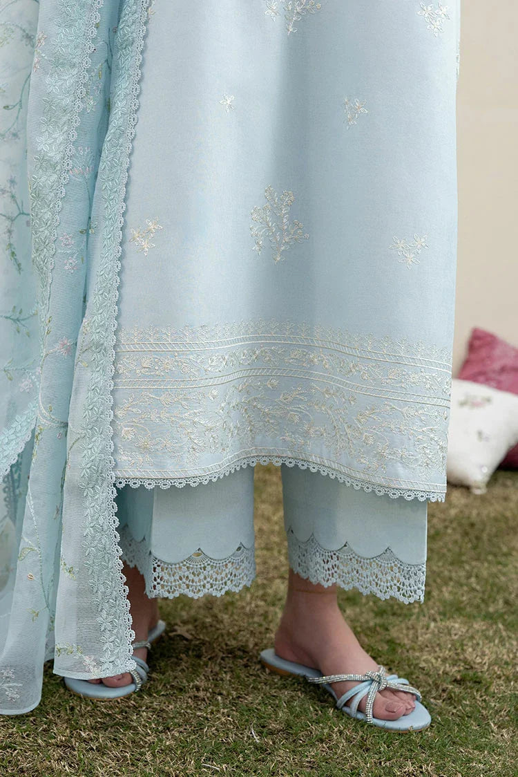 Picture of Cross Stitch - Mahiri Unstitched Collection Vol 2 - Frosted Mist - Available at Raja Sahib
