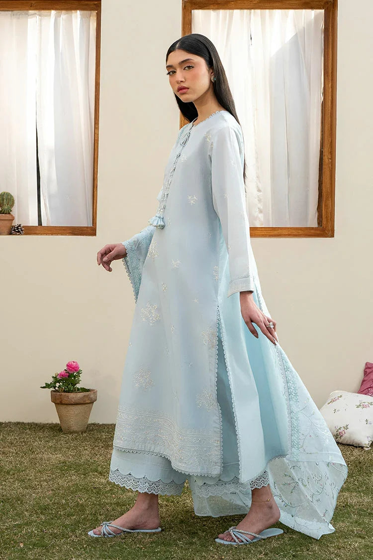 Picture of Cross Stitch - Mahiri Unstitched Collection Vol 2 - Frosted Mist - Available at Raja Sahib