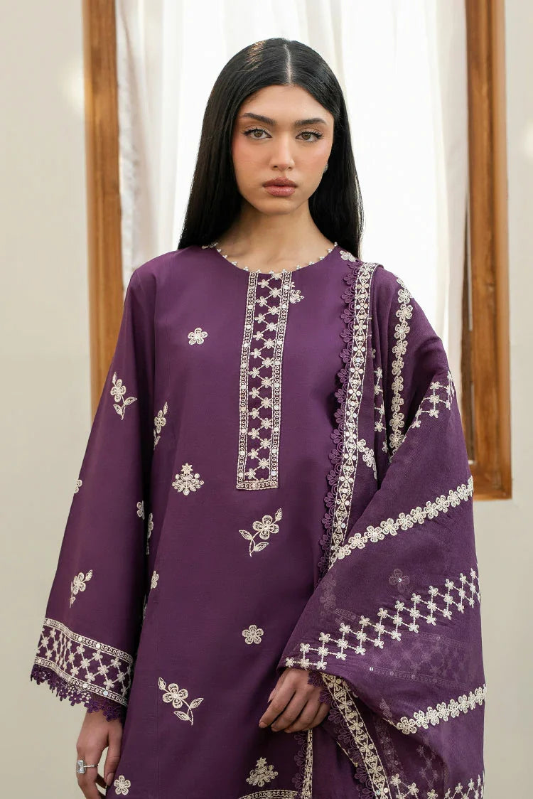 Picture of Cross Stitch - Mahiri Unstitched Collection Vol 2 - Chive Blossom - Available at Raja Sahib