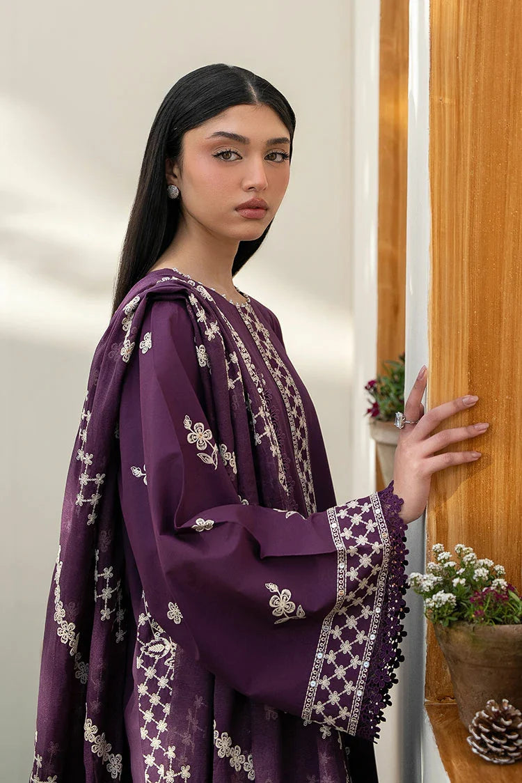 Picture of Cross Stitch - Mahiri Unstitched Collection Vol 2 - Chive Blossom - Available at Raja Sahib