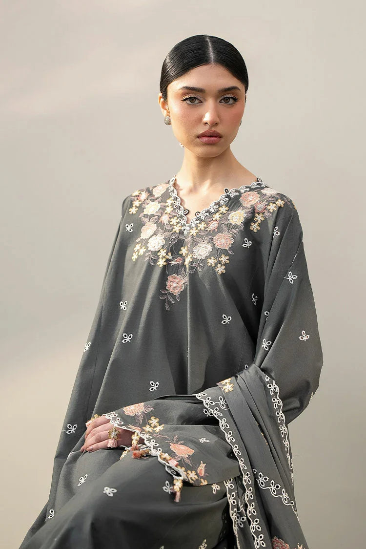 Picture of Cross Stitch - Mahiri Unstitched Collection Vol 2 - Deep Forest - Available at Raja Sahib
