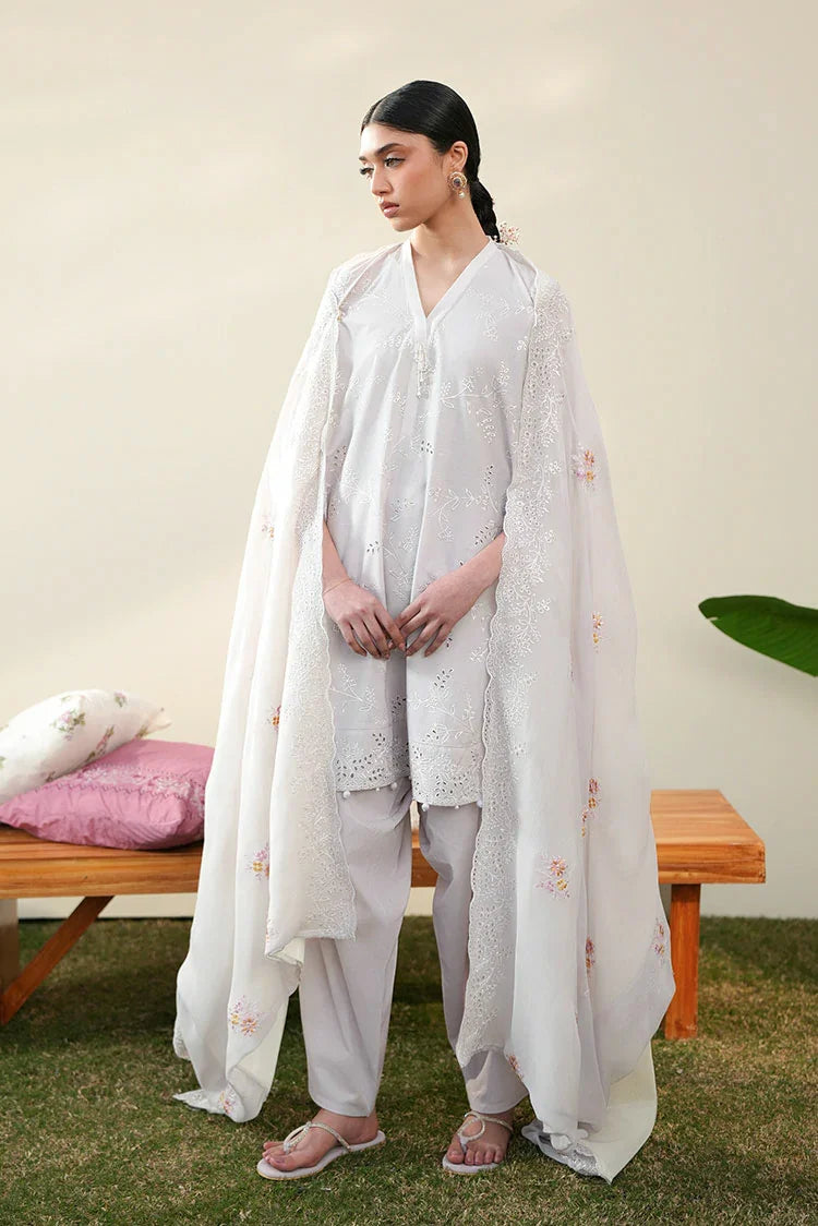 Picture of Cross Stitch - Mahiri Unstitched Collection Vol 2 - Persian Violet - Available at Raja Sahib