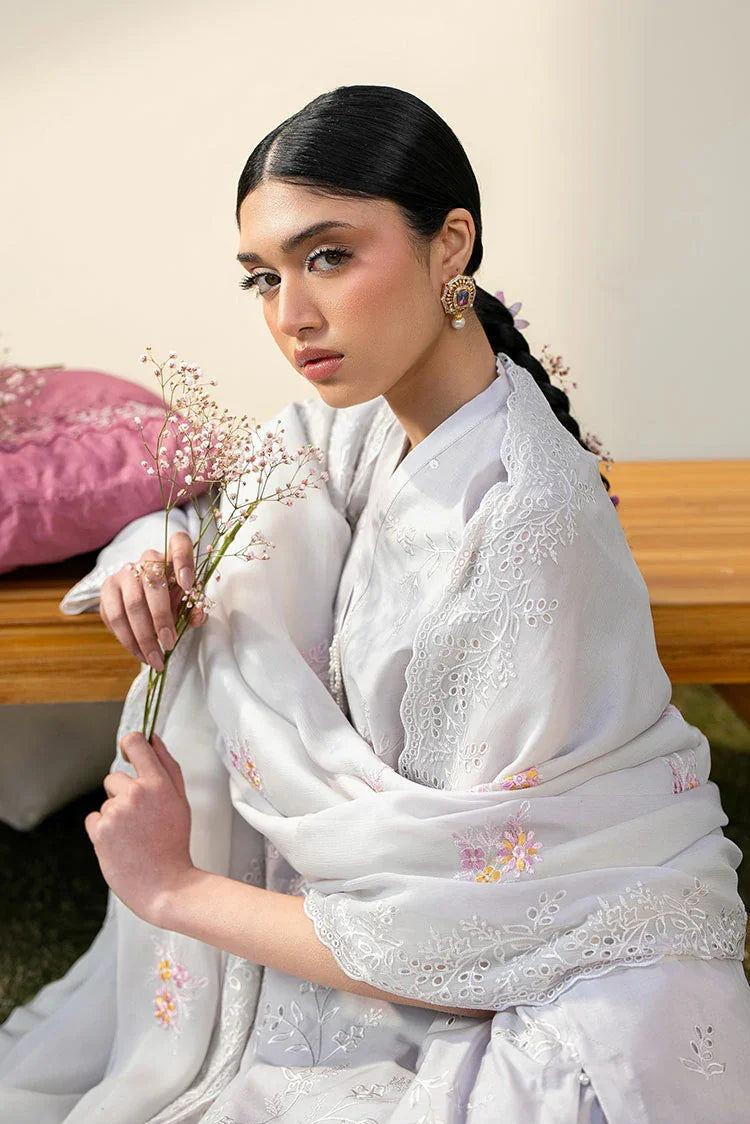 Picture of Cross Stitch - Mahiri Unstitched Collection Vol 2 - Persian Violet - Available at Raja Sahib