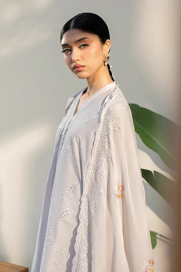 Picture of Cross Stitch - Mahiri Unstitched Collection Vol 2 - Persian Violet - Available at Raja Sahib