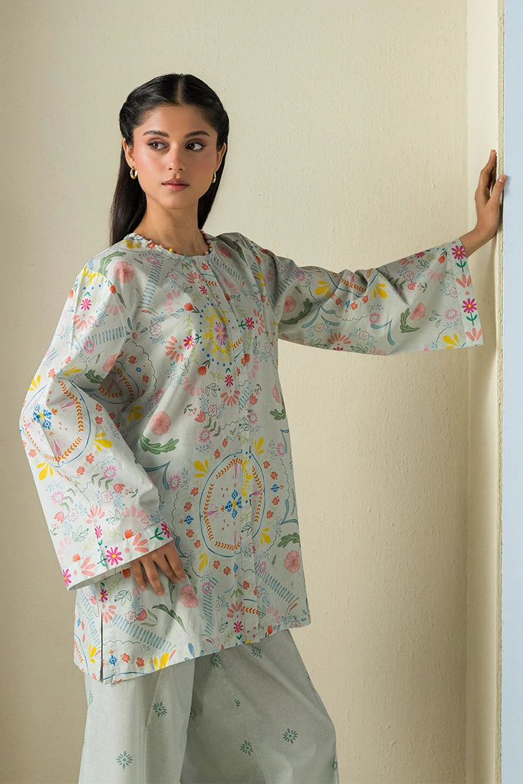 Picture of Cross Stitch - Ready to Wear - Sage Grace - 2 Piece - Available at Raja Sahib