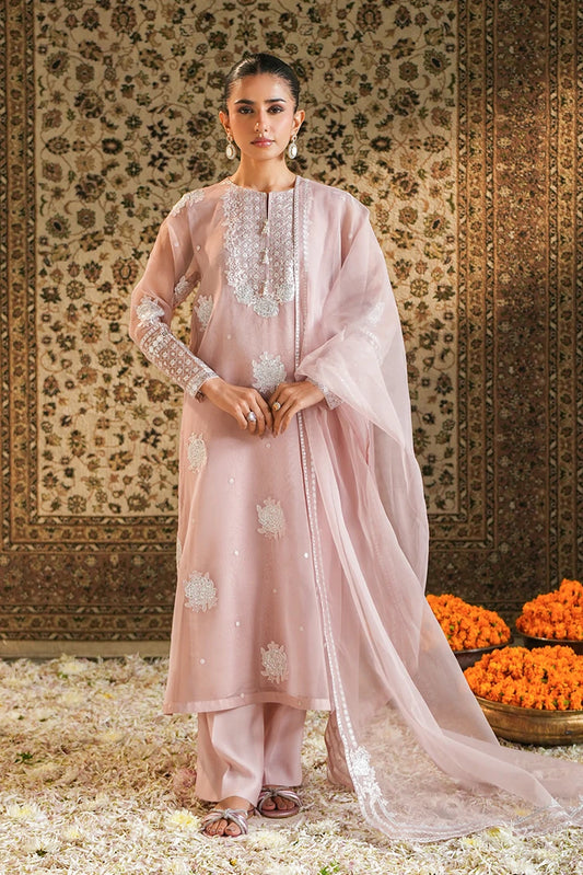 Picture of Cross Stitch - Ready to Wear - Silver Rose - 2 Piece - Available at Raja Sahib