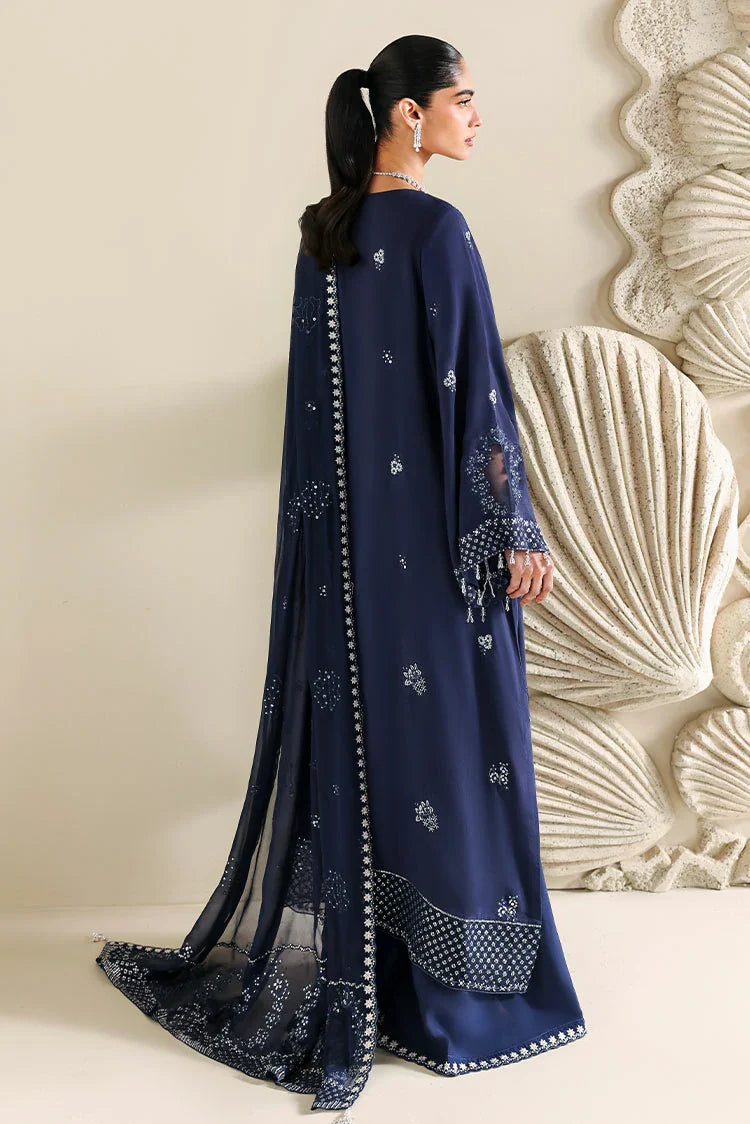 Picture of Cross Stitch - Embroidered Chiffon Edit Vol 2 - Indigo Muse - Available at Raja Sahib