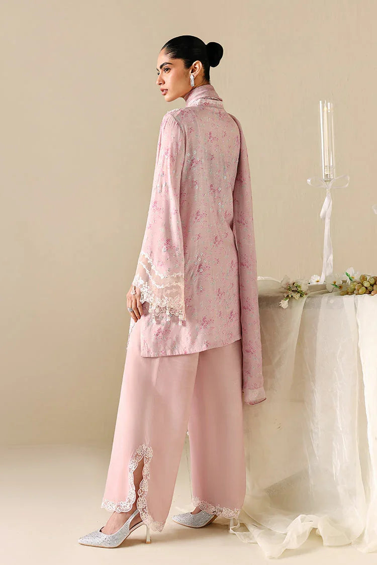 Picture of Cross Stitch - Embroidered Chiffon Edit Vol 2 - Rose Quartz - Available at Raja Sahib