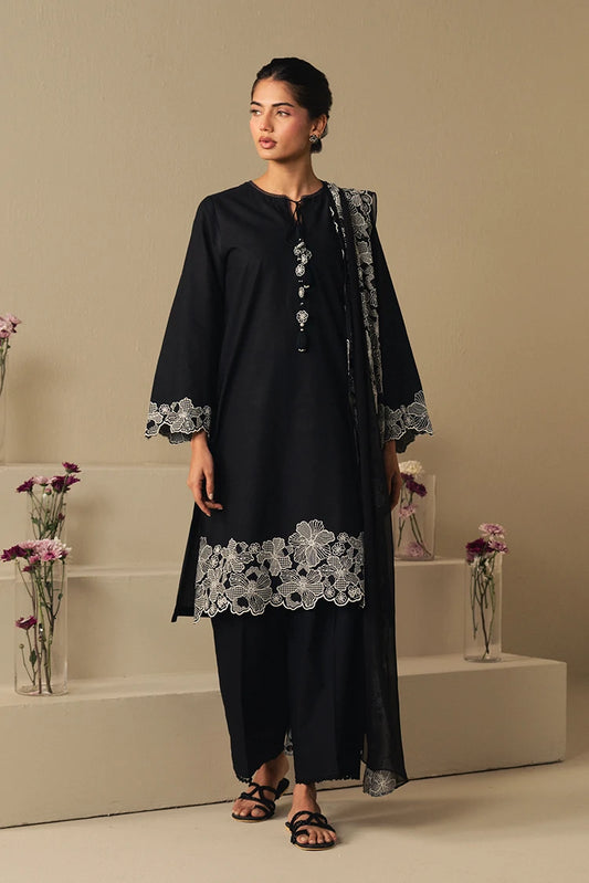 Picture of Cross Stitch - Ready to Wear - Luxe Noir - 2 Piece - Available at Raja Sahib