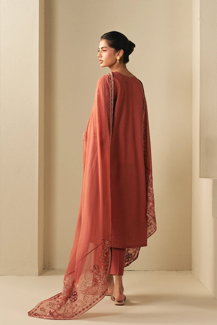 Picture of Cross Stitch - Ready to Wear - Vintage Rose - 2 Piece - Available at Raja Sahib