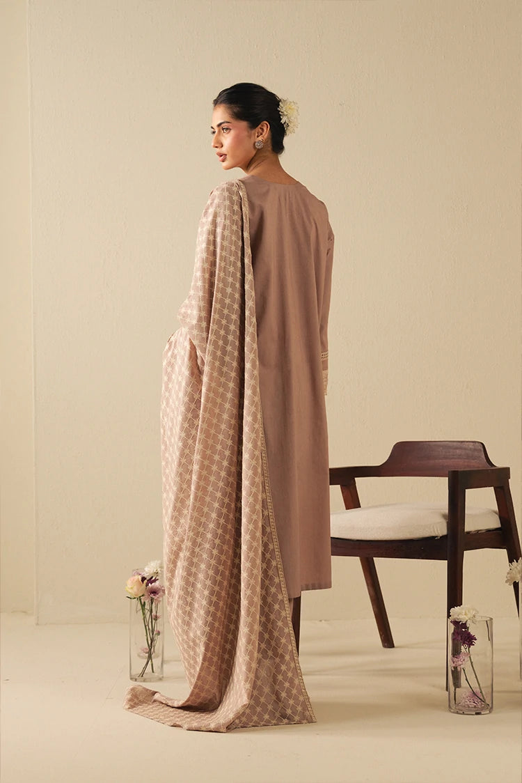 Picture of Cross Stitch - Ready to Wear - Mauve Whisper - 2 Piece - Available at Raja Sahib