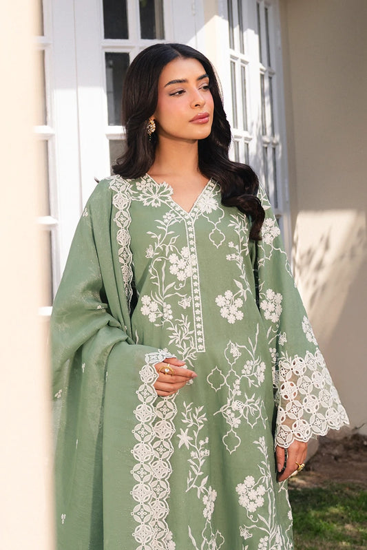 Picture of Cross Stitch - Moss Luxe - 2 Piece - Available at Raja Sahib