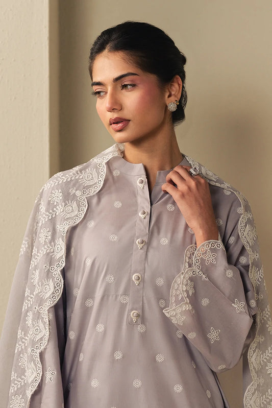 Picture of Cross Stitch - Lavender Cloud - 2 Piece - Available at Raja Sahib