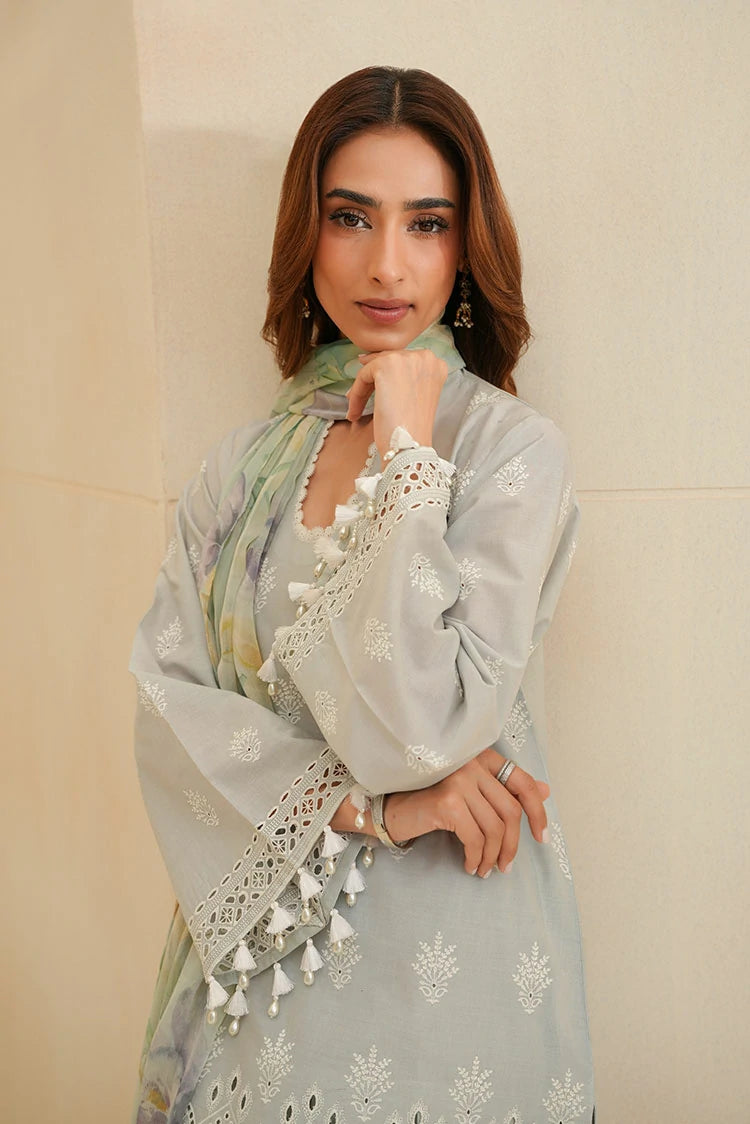 Picture of Cross Stitch - Chikankari Edit Vol 2 - Arctic Ice - Available at Raja Sahib