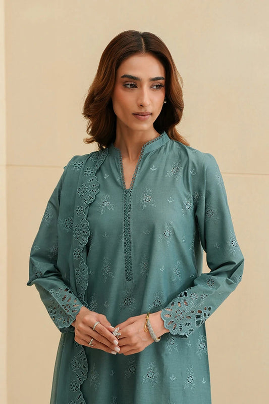 Picture of Cross Stitch - Chikankari Edit Vol 2 - Fleur Whisper - Available at Raja Sahib