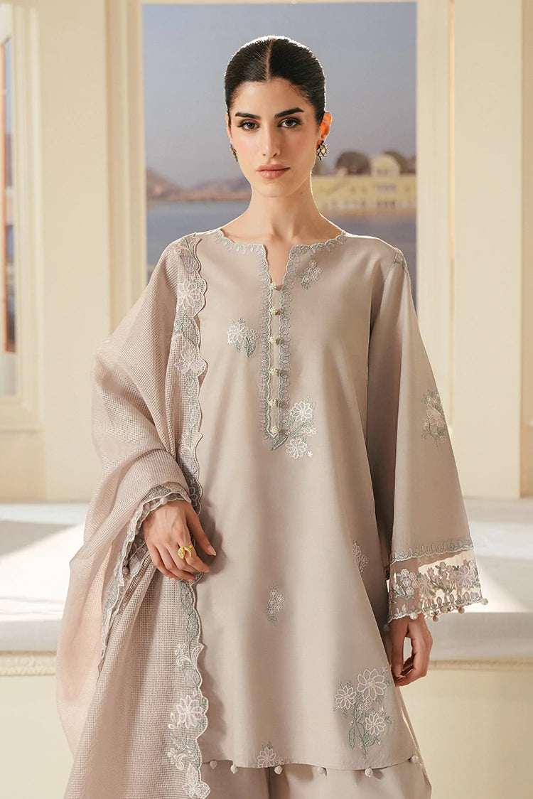 Picture of Cross Stitch - Embroidered Lawn Edit Vol 3 - Soft Umber - Available at Raja Sahib
