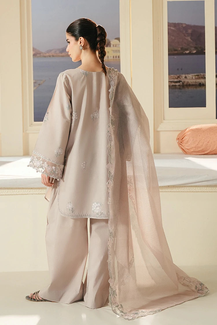Picture of Cross Stitch - Embroidered Lawn Edit Vol 3 - Soft Umber - Available at Raja Sahib