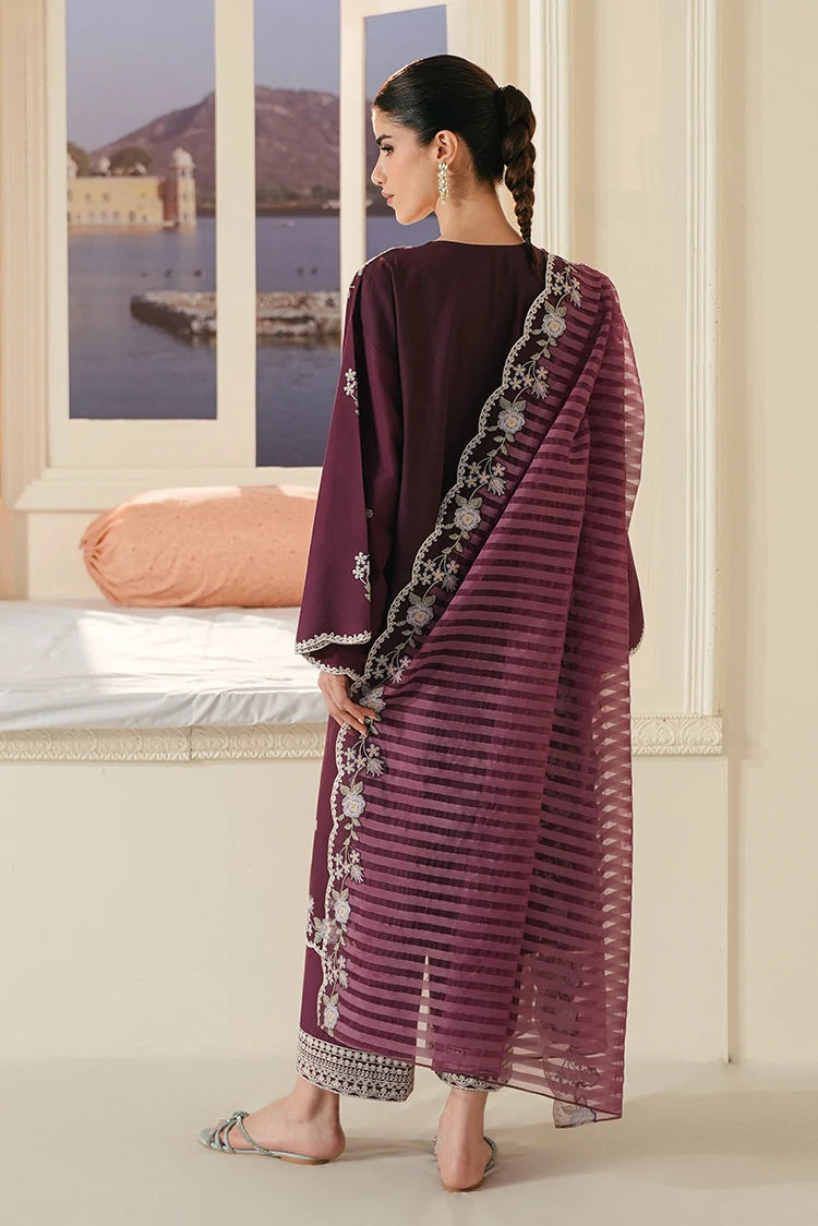Picture of Cross Stitch - Embroidered Lawn Edit Vol 3 - Berry Mist - Available at Raja Sahib