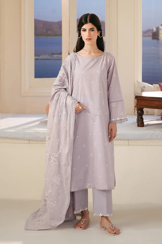 Picture of Cross Stitch - Embroidered Lawn Edit Vol 3 - Orchid Petal - Available at Raja Sahib