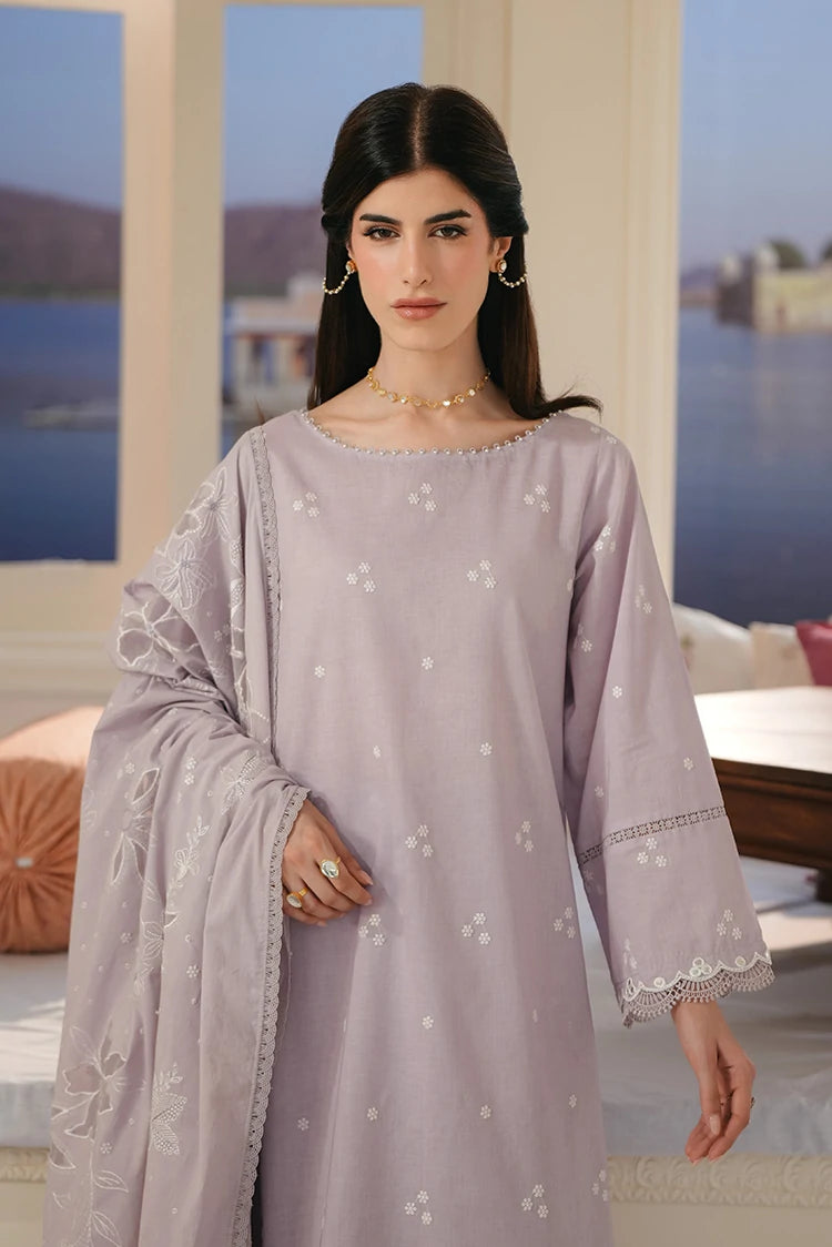 Picture of Cross Stitch - Embroidered Lawn Edit Vol 3 - Orchid Petal - Available at Raja Sahib