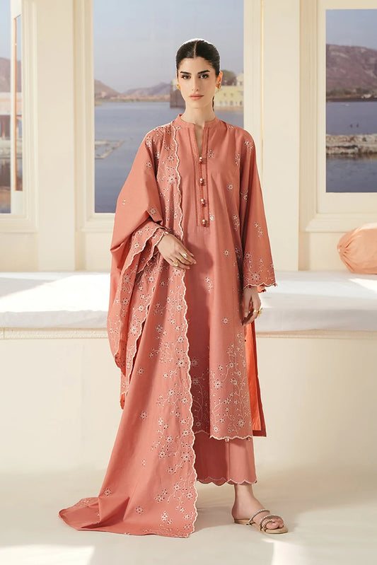 Picture of Cross Stitch - Embroidered Lawn Edit Vol 3 - Rose Dawn - Available at Raja Sahib