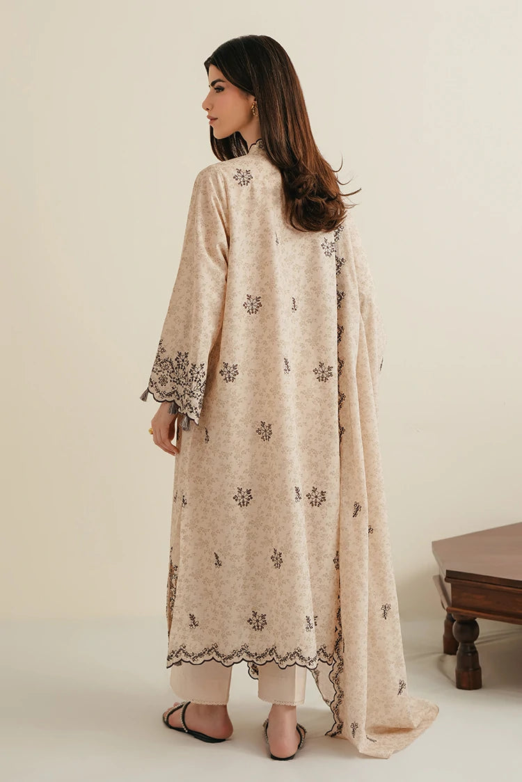 Picture of Cross Stitch - Embroidered Lawn Edit Vol 3 - Ivory Noir - Available at Raja Sahib