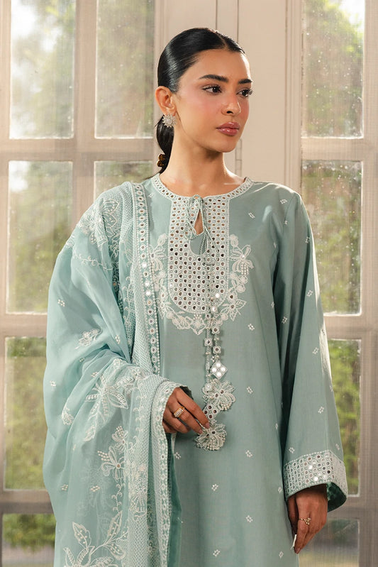 Picture of Cross Stitch - Nile Blue - 2 Piece - Available at Raja Sahib