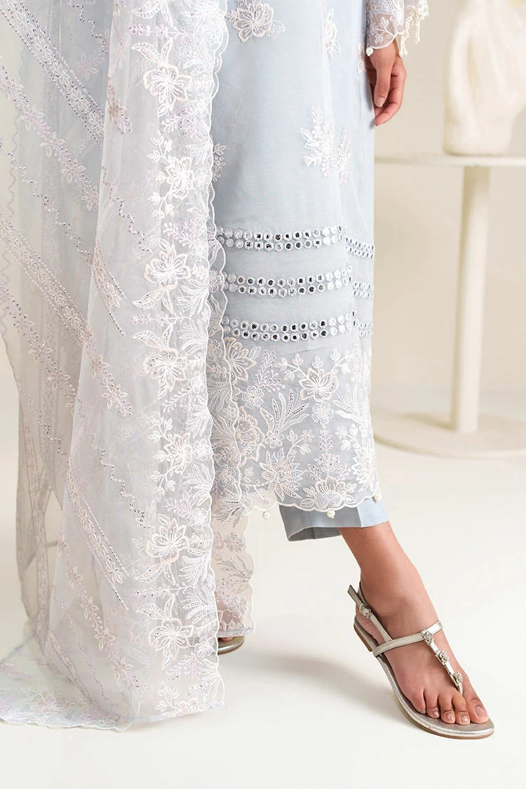 Picture of Cross Stitch - Luxe Atelier - Ice Blue Charm - Available at Raja Sahib
