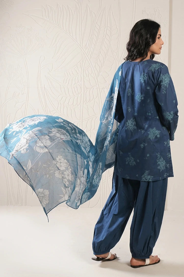Picture of Cross Stitch - Daily Unstitched Printed Lawn Vol 3 - Celestial Aura - Available at Raja Sahib
