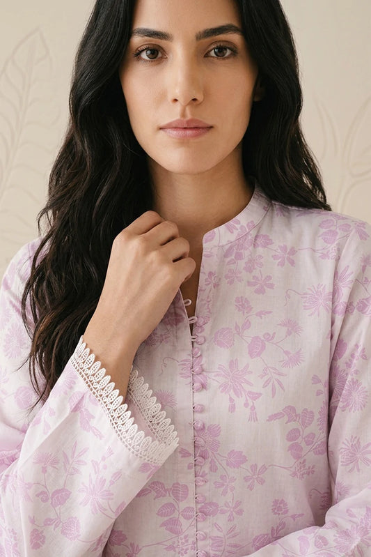 Picture of Cross Stitch - Daily Unstitched Printed Lawn Vol 3 - Pastel Palette - Available at Raja Sahib
