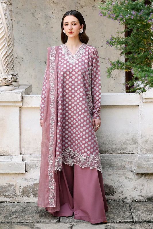 Picture of Cross Stitch - Embroidered Lawn Edit Vol 2 - Ash Rose - Available at Raja Sahib