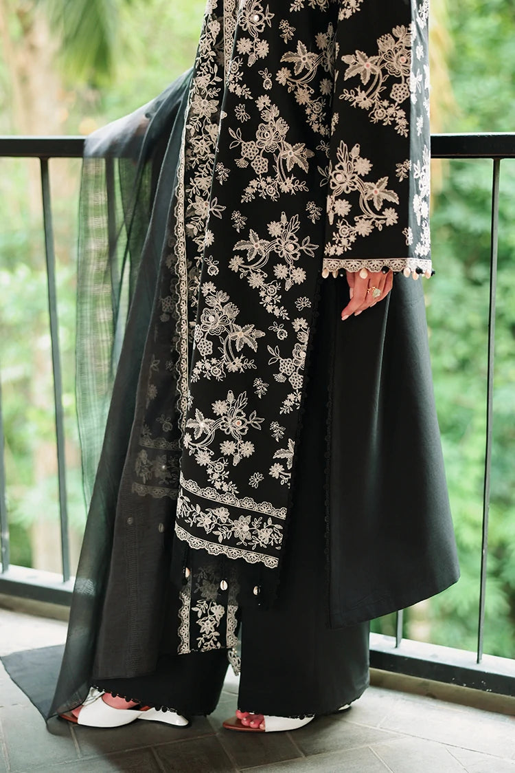 Picture of Cross Stitch - Embroidered Lawn Edit Vol 2 - Obsidian Bloom - Available at Raja Sahib
