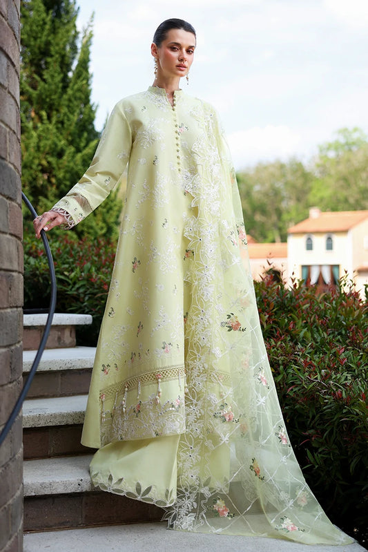 Picture of Cross Stitch - Embroidered Lawn Edit Vol 2 - Citrus Lace - Available at Raja Sahib