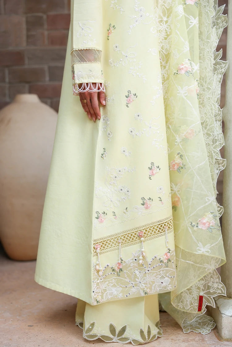 Picture of Cross Stitch - Embroidered Lawn Edit Vol 2 - Citrus Lace - Available at Raja Sahib