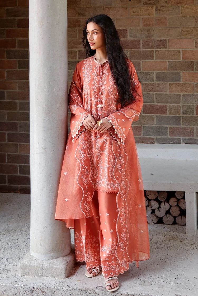 Picture of Cross Stitch - Embroidered Lawn Edit Vol 2 - Amber Mist - Available at Raja Sahib