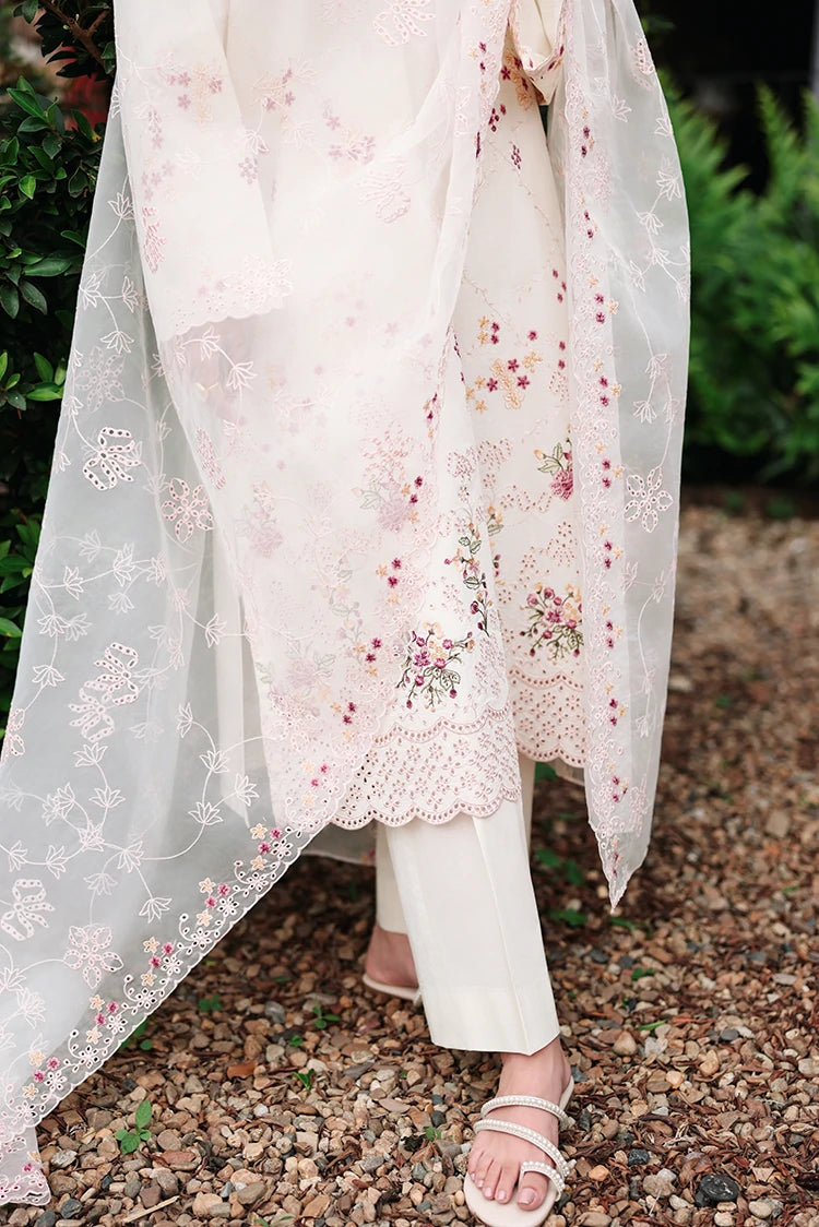 Picture of Cross Stitch - Embroidered Lawn Edit Vol 2 - Caramel Cream - Available at Raja Sahib