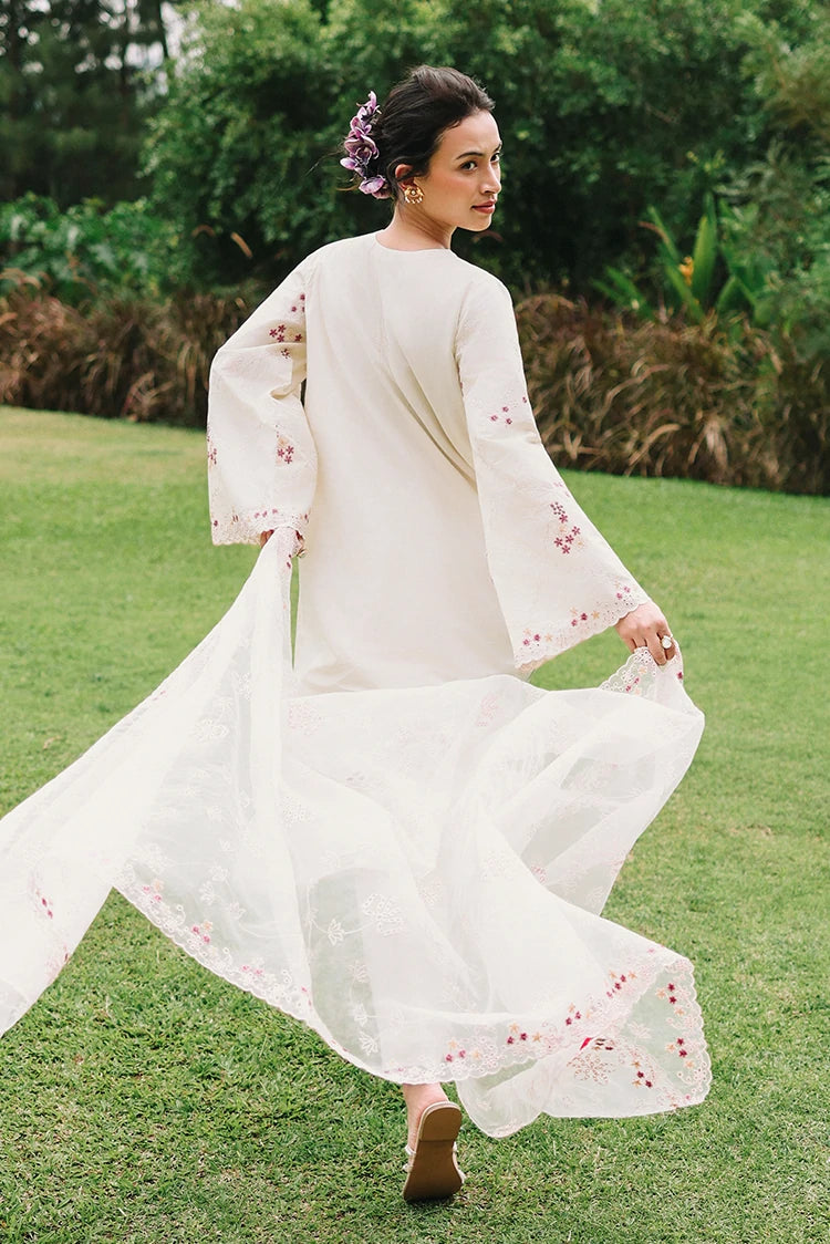 Picture of Cross Stitch - Embroidered Lawn Edit Vol 2 - Caramel Cream - Available at Raja Sahib