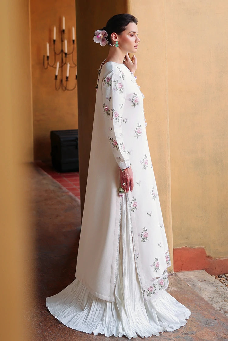 Picture of Cross Stitch - Embroidered Lawn Edit Vol 2 - Garden Ivory - Available at Raja Sahib