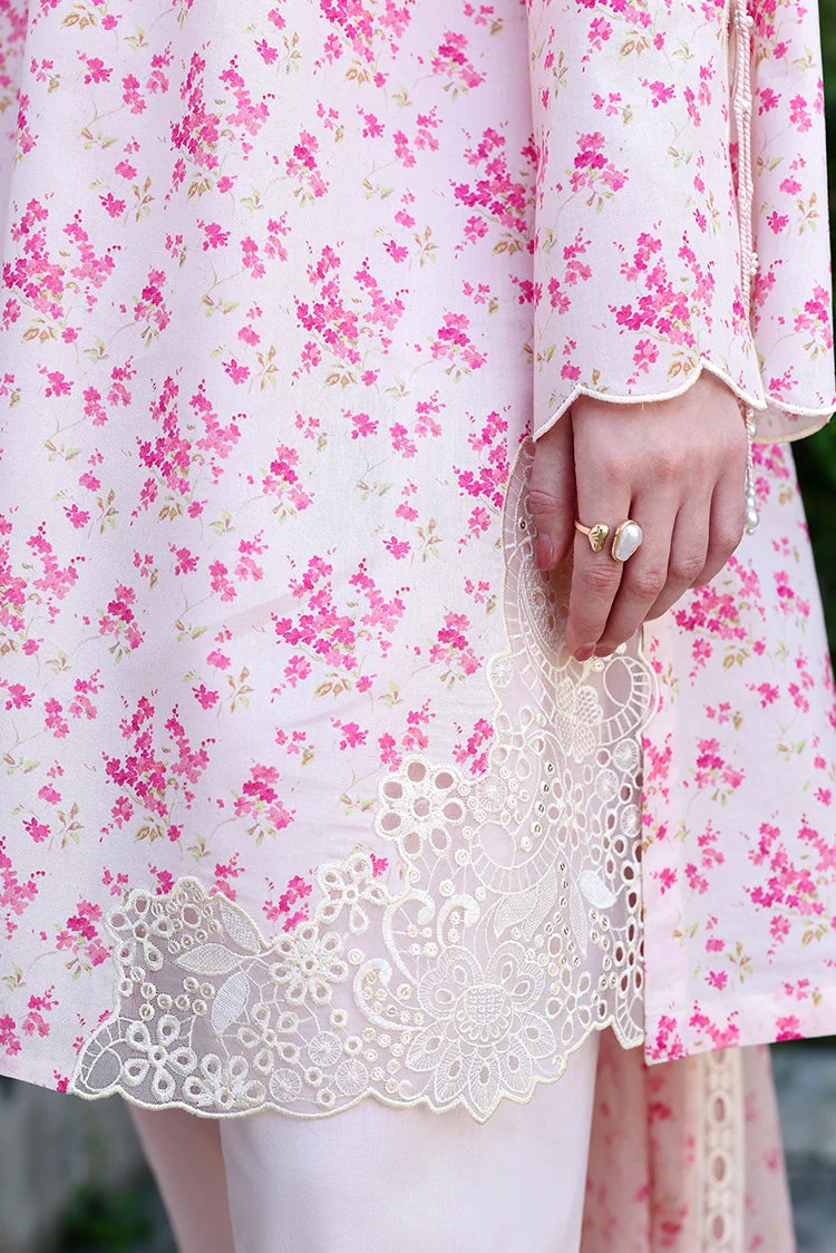 Picture of Cross Stitch - Embroidered Lawn Edit Vol 2 - Peach Sprinkle - Available at Raja Sahib